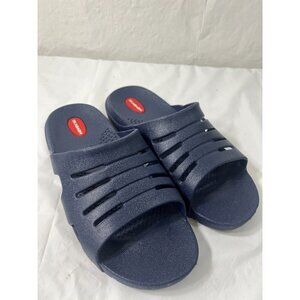 Okabashi Sandals Slip On Navy Blue woman's size 9.5-10.5 mens size 8-8.5